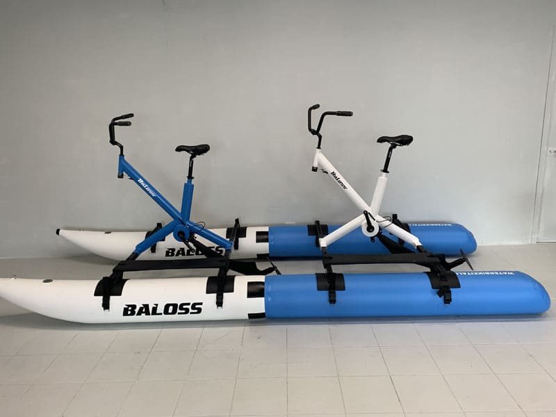 New Baloss tandem white and blue without subathing, and blue and white command posts